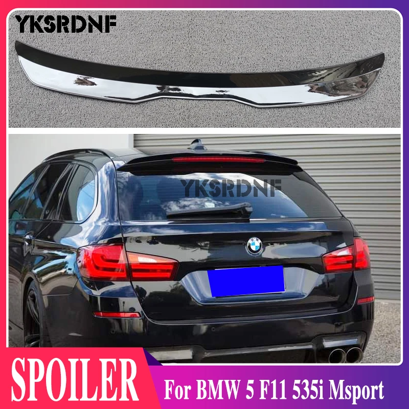 Heck Spoiler Aufsatz Abrisskante für BMW 5er F11 schwarz Hochglanz