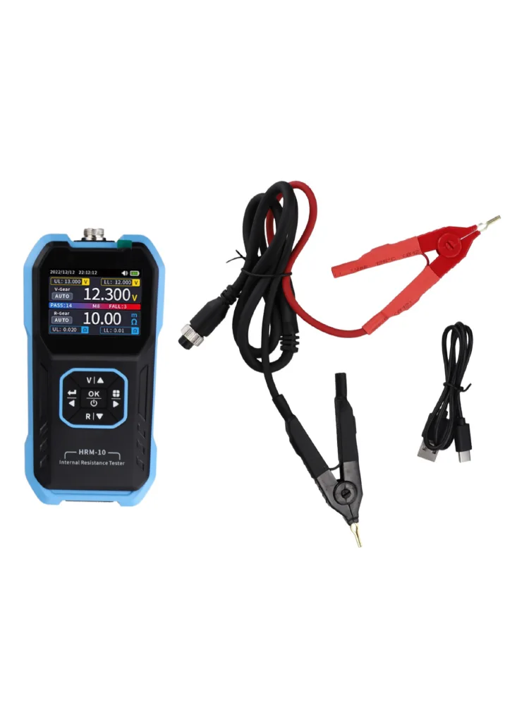 Kelvin Connection Internal Resistance Meter HRM-10 Internal Resistance Measuring Precision Gear Full Process Recording
