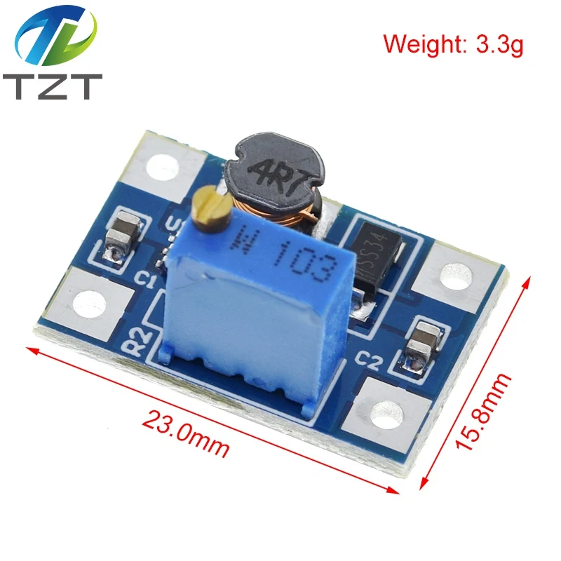 Triple Boost ” DC Power Booster DC-DC SX1308 Step-UP Adjustable Power Module Boost Converter