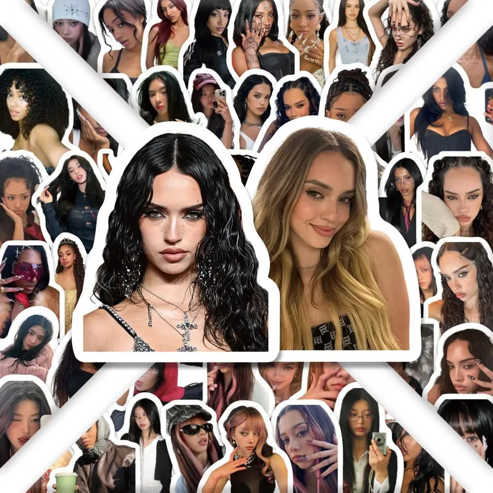 100 pièces/ensemble Kpop KATSEYE autocollants PVC imperméable auto-adhésif autocollant décoration cahier décalcomanie LARA MANON MEGAN Fans cadeau