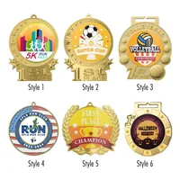 Médaille personnalisée 5K, Médaille de tournoi personnalisée, Médaille de championnat, Médaille MVP, Récompense sportive personnalisée 4