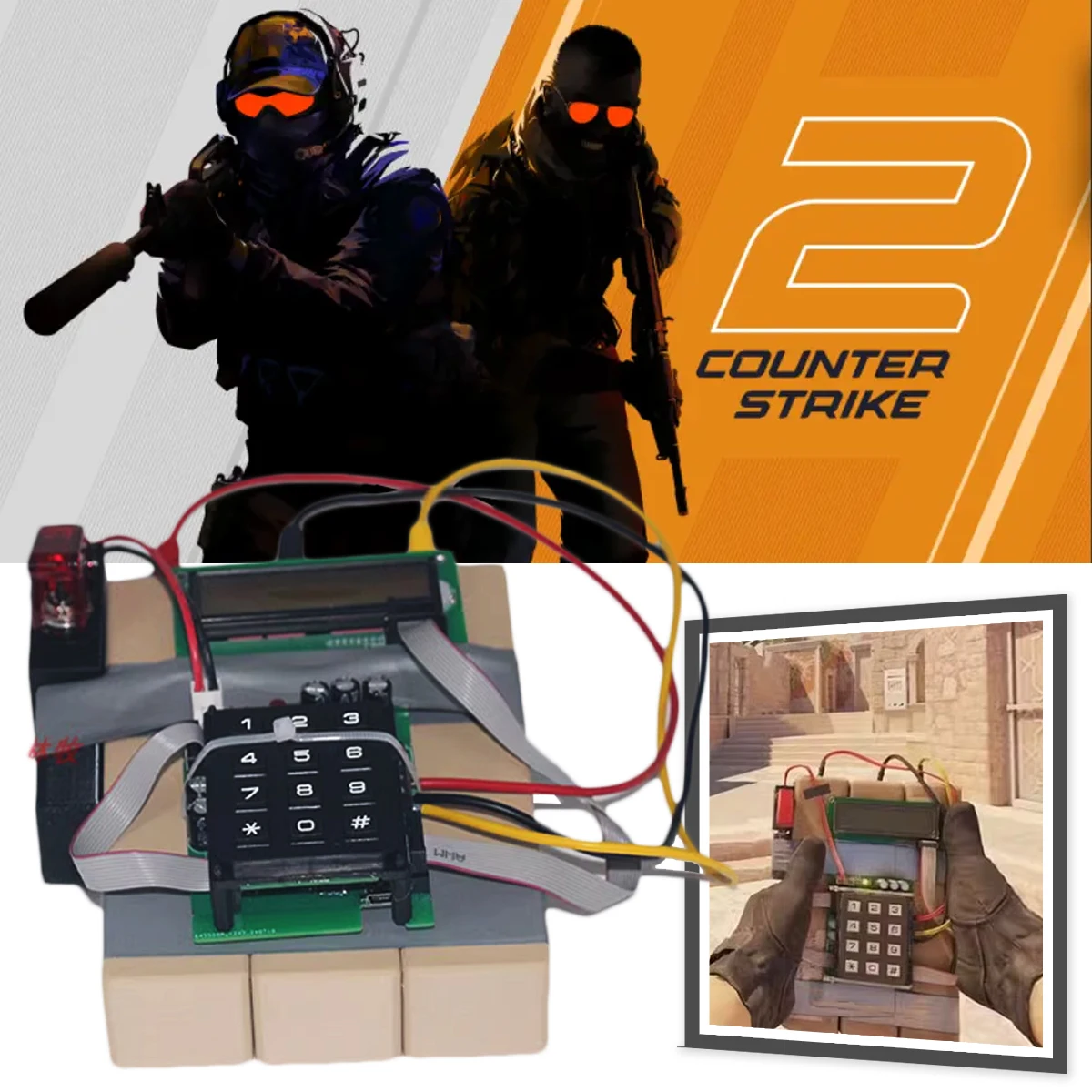 Csgo อุปกรณ์ต่อพ่วง C4 รุ่น Props รหัสผ่านเวลาสามารถชุด Cs2 เพลงกล่อง ...