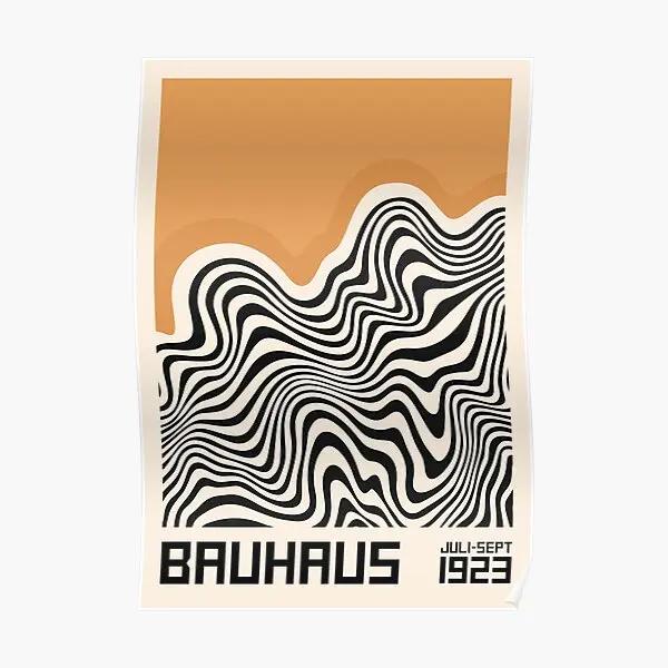 

Bauhaus, выставочный постер, Декор, искусство, смешная картина, настенное украшение, настенная комната, современная домашняя печать, винтажный, без рамки