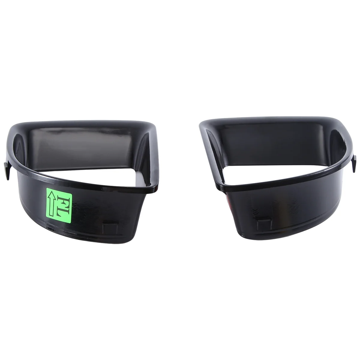 

For MINI R55 R56 R57 R58 R59 JCW S Car Front Air Duct Frame Black 1Pair Set 51117255117 51117255118