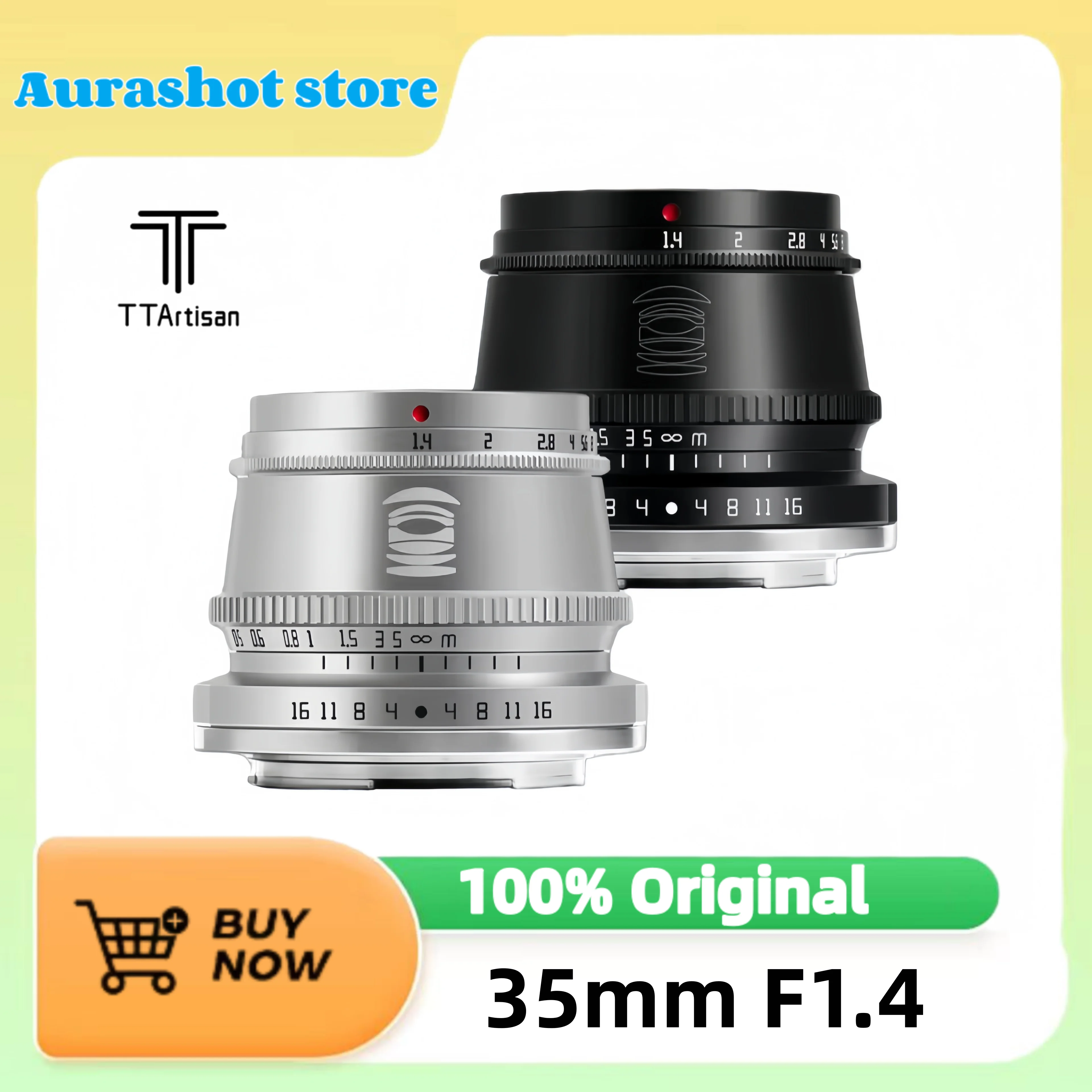 TTArtisan APS-C 35mm F1.4 대구경 휴대용 카메라 렌즈 ( E A7RIII, 니콘 ZFC, 후지필름 마운트용, 스튜디오 촬영)