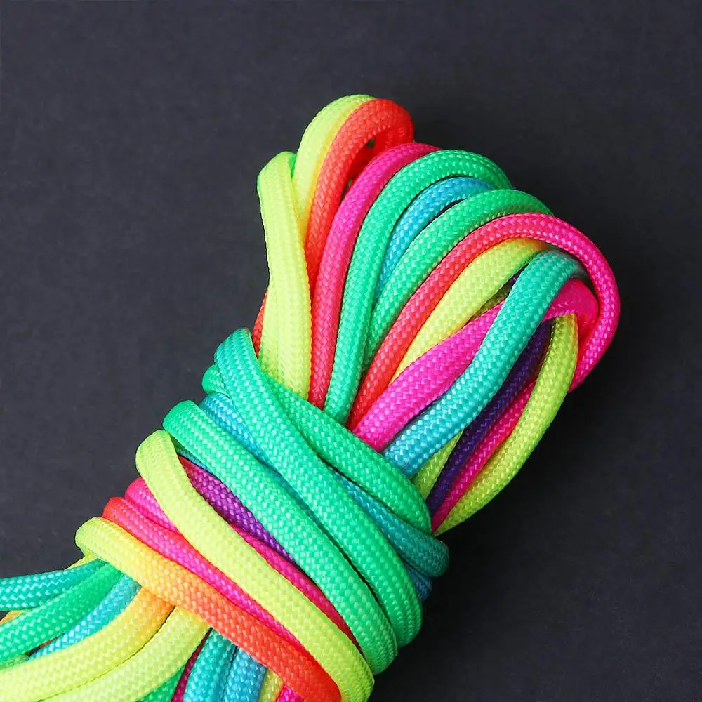 Ausrüstung Fallschirmschnur Regenbogen-Paracord-Seil Regenbogenfarben-Seil DIY Überlebensarmband Fallschirmschnur-Lanyard – Detail 9
