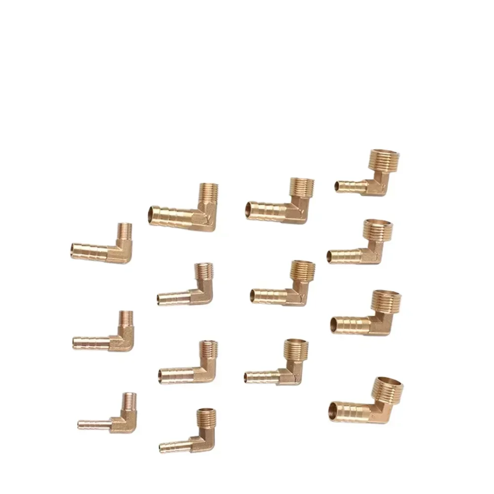 BSP Male Female Hose Barb Nipple Straight/Elbow 90 Degree Brass Pipe Fitting Connector 1/8"-1" 3-50mm