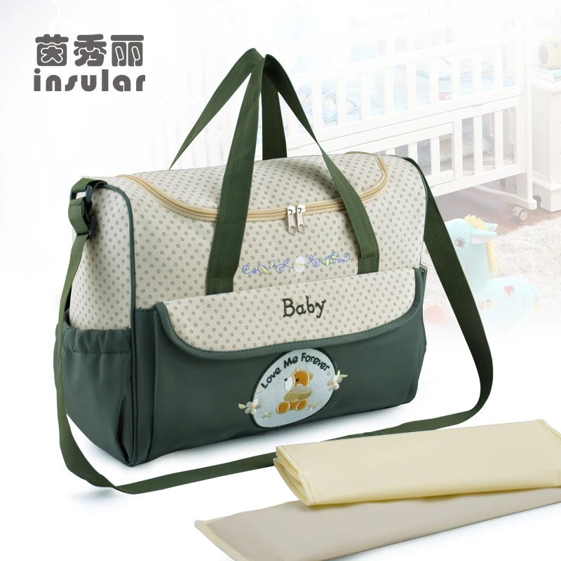 

Fashion Large Capacity Multifunction Baby Diaper Bag Durable Baby Bag Mommy Bag Nappy Bag