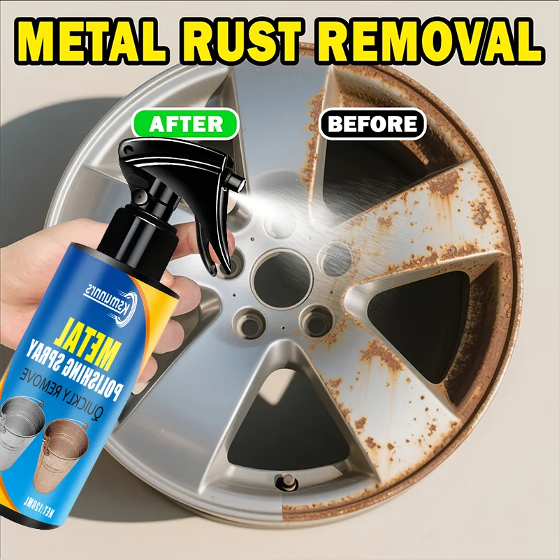 מסיר כתמי חלודה - לא רעיל, מסיר חלודה וקנה מידה מהיר למטבח, חדר אמבטיה, משטחים מתכתיים כבדים למטבח