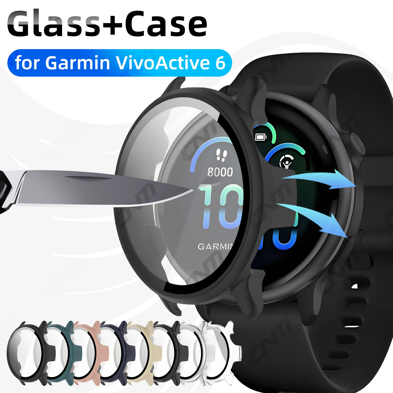 Premium Tempered Glass Screen Protector & Hard Protective Bumper