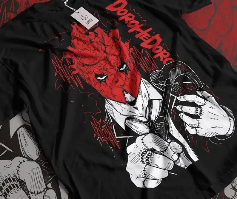 Dorohedoro T-shirt Men's Women's Short Sleeves Welcome To Chaos Anime Manga Unisex Tshirt T-Shirt Tee Animation Peripheral Gifts 2