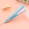 Mini Hair Straightener Clipboard Small Power Plug Curling Hair Straight Hair Girls Air Bangs Portable Hair Straightener 5