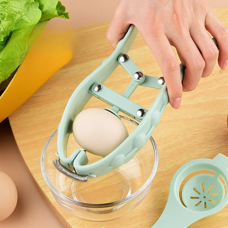 Quick egg beater egg shell opener 304 stainless steel kitchen gadgets