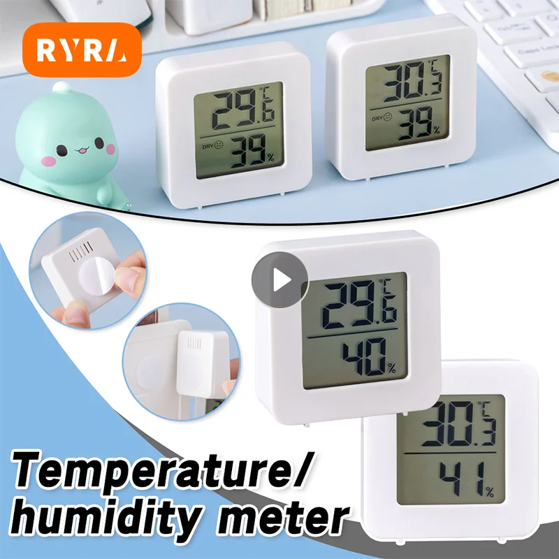 

New Indoor Mini LCD Digital Thermometer Hygrometer Indoor Electronic Temperature Hygrometer Sensor Meter Household Thermometer