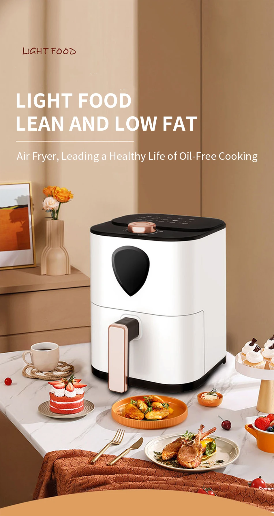 Doméstico, Grande Capacidade, 5L, Forno Elétrico, Novo