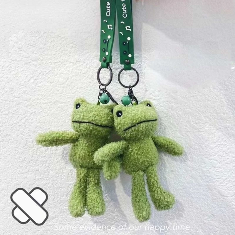 

for Creative Cartoon for Frog Keychain Plush for Doll for Students Kids Backpack