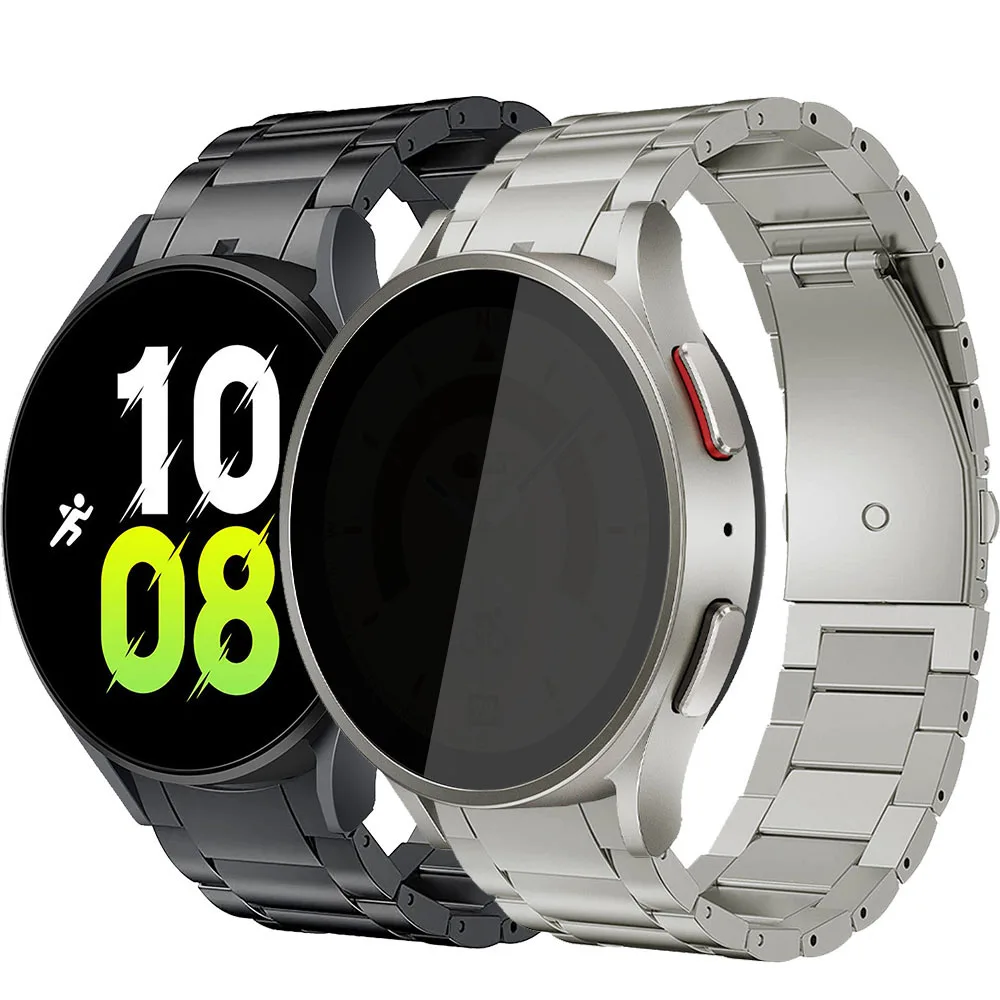

Original Metal Strap For Samsung Galaxy Watch Band 5 Pro 45mm 40mm 44mm 4 Classic 42mm 46mm Curved End Stainless Steel Bracelet