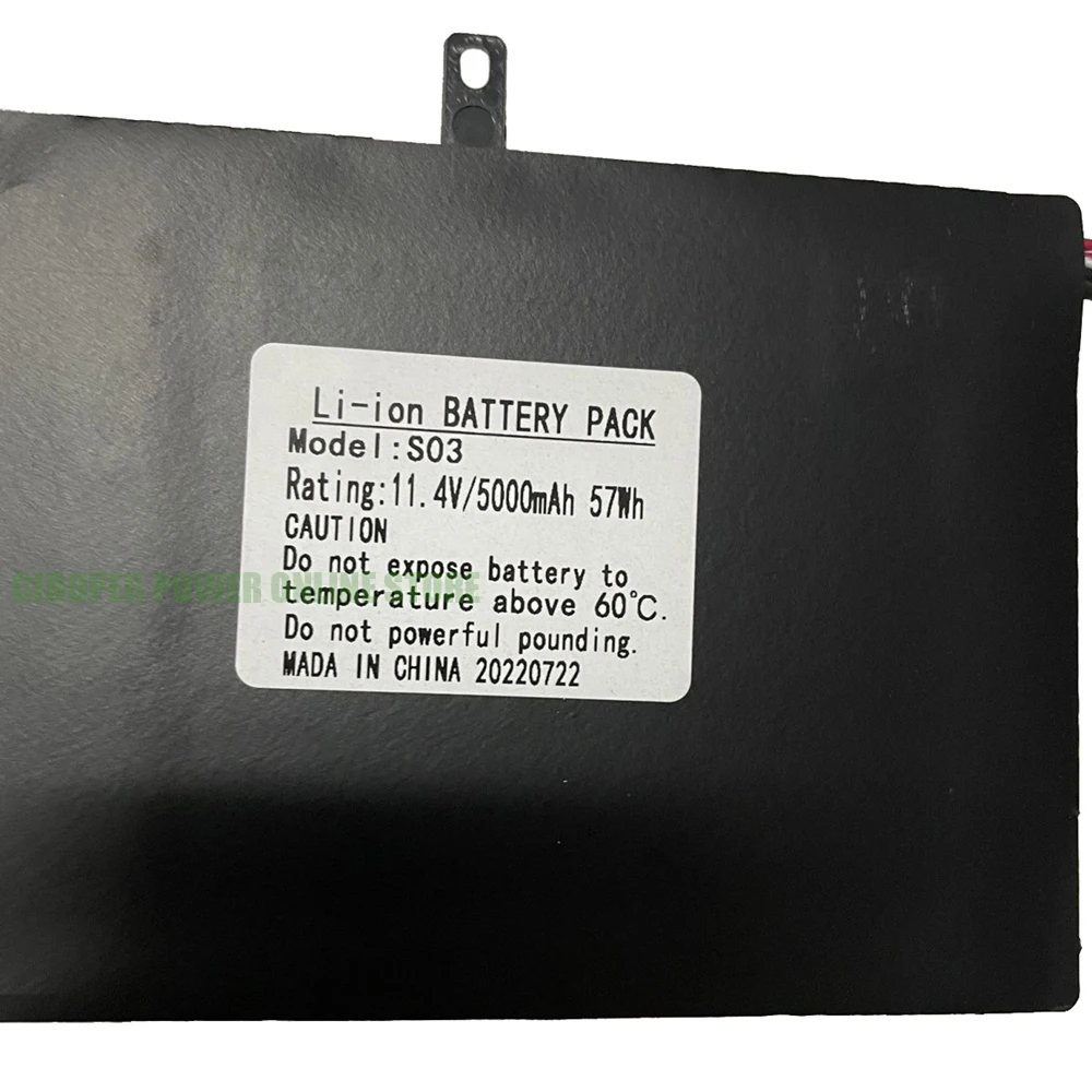 Bateria do Portátil da Substituição do Li-ion S03 S15 11.4v 57wh 5000mah cp Novo - Imagem 2