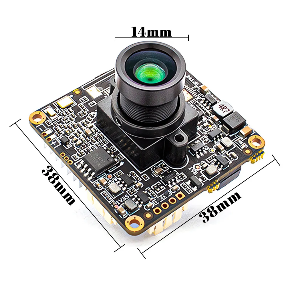 Full HD 1080P IMX307 CMOS 2MP 60FPS POE IP Camera Module With No Distortion Lens