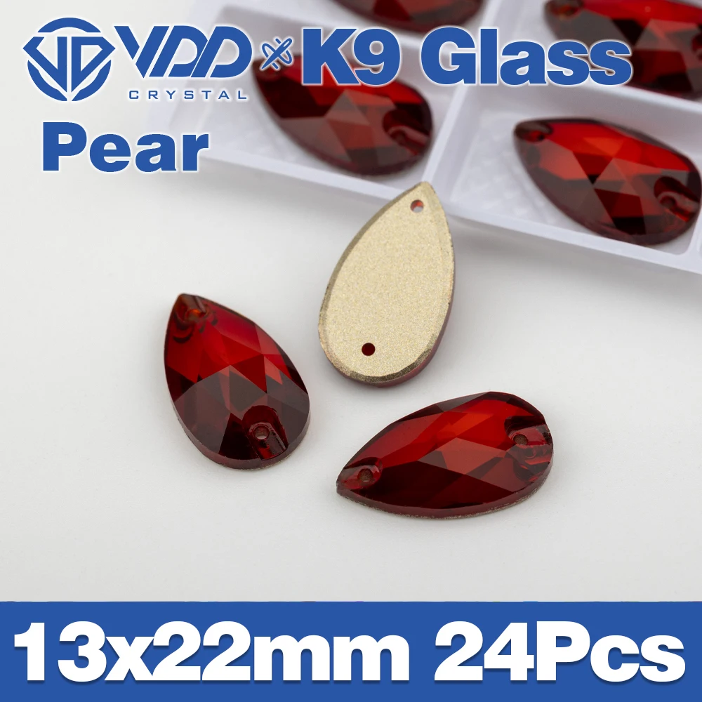 VDD S110 Granat Fase Top Qualität K9 Glas Nähen Auf Strass Kristall Nähen Flatback Steine Für Kleidung Kleidungsstück Dekorationen – Detail 27