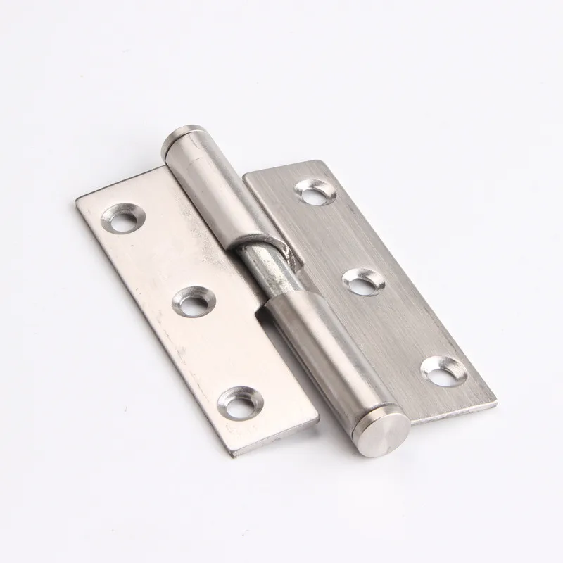 Stainless Steel Flag Shape Detachable Hinge 3 Inch Lifting Hinge Bathroom Automatically Close The Door Back Removable Hinges stainless steel hinges