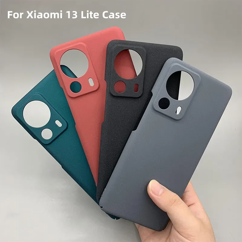 For Xiaomi 13 Lite Case Fashion Matte Ultra Thin Hard Back Cover For Xiaomi  Mi 13 12 Pro CIVI 2 Shockproof Bumper MI13 Coque