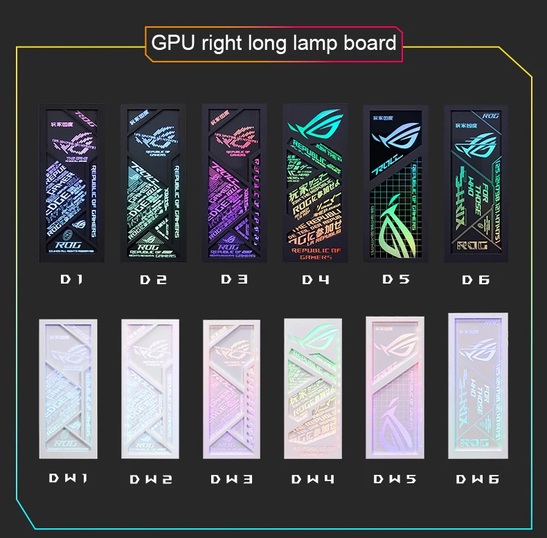 ASUS-Gravação a Laser Placa de Luz, Placa