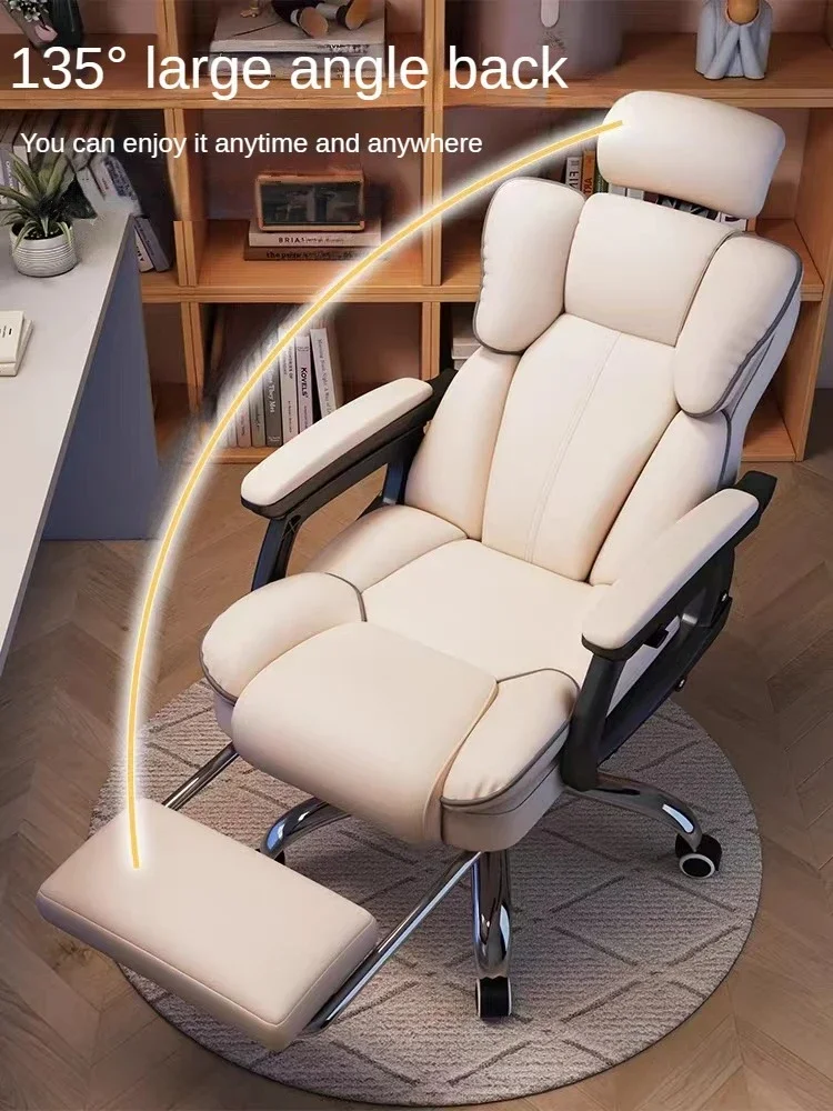 Description Picture 4 of itemErgonomic Office Chair Adjustable Desk Chair Swivel Task Chair with Lumbar Support Movable Computer Desk with Footrest Headrest