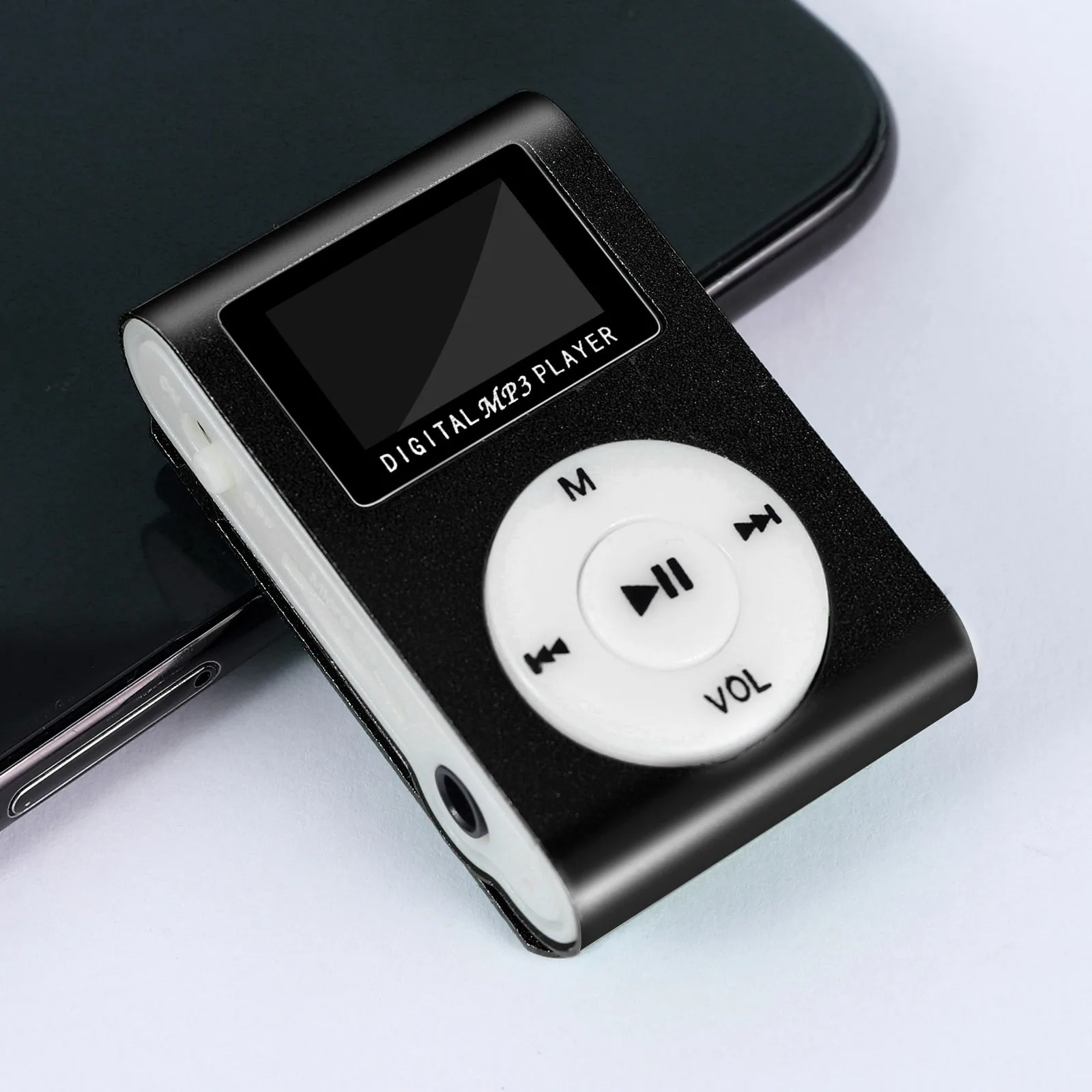 5 Colors Hifi Mini Usb Clip Mp3 Player Lcd Screen Support 32gb Micro Sd Tf Card Cardslick Stylish Design Sport Compact Hot #bl5