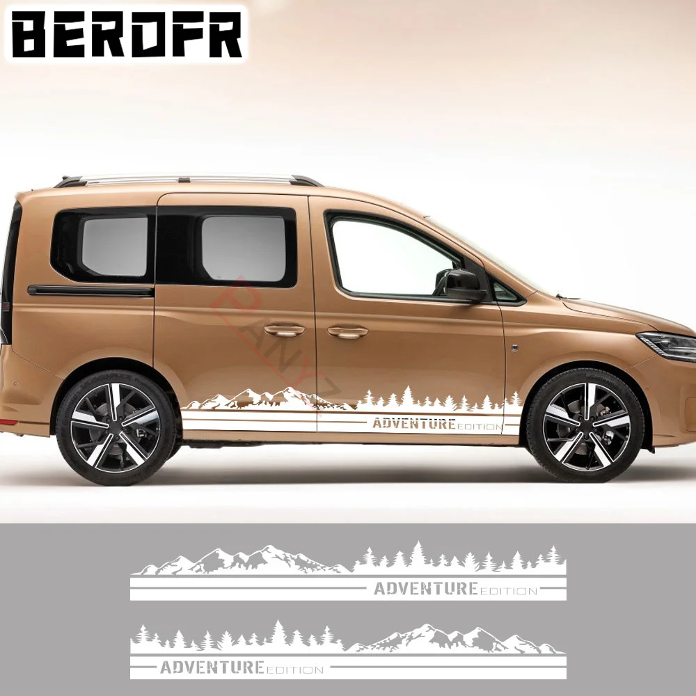 2 Pezzi Adesivi Per Auto Per Volkswagen Vw Caddy Mk1 Mk2 Mk3 Mk4 2 3 4 Maxi Kombi Camper Van Grafica Decalcomanie In Vinile Accessori Per La Messa A P