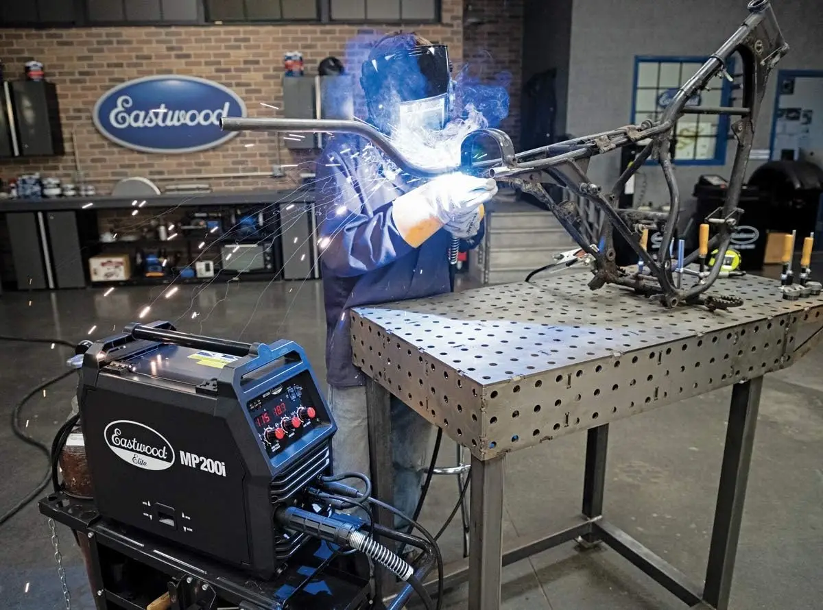 MP200i Multi Process Welder All in One Powerful 110V Inverter Portable Welding Machine MIG TIG Stick Compatible