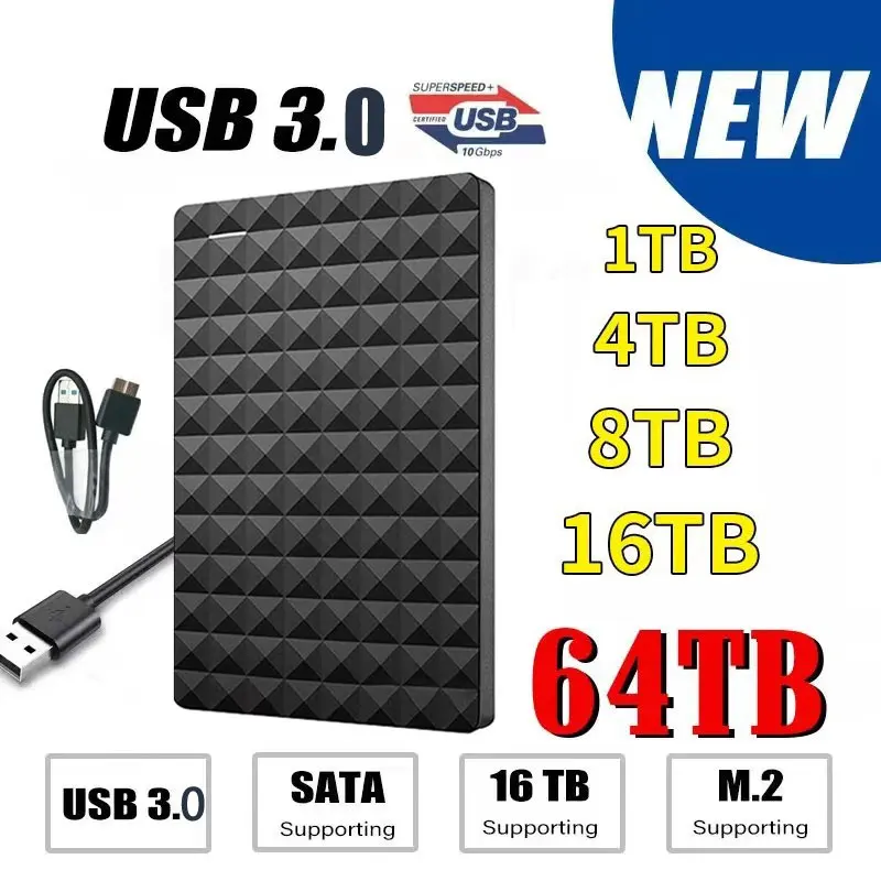 Expansion HDD portable ssd drive 500GB 1TB 2TB 4TB drive USB 3.0 external ssd 2.5inch external hard drive for xiaomi for laptop