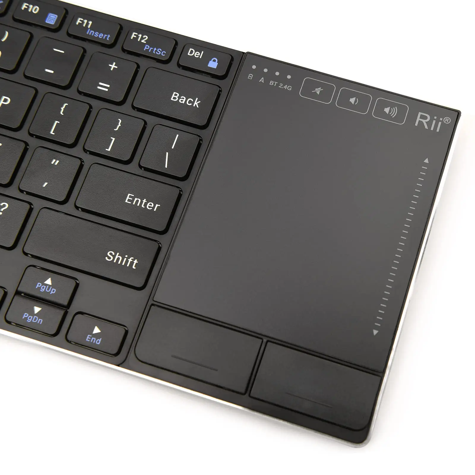 Rii-mini Teclado Recarregável sem Fio com Touchpad Multi-touch Bluetooth Compatível pc Mac Laptop Windows K22s - Imagem 5