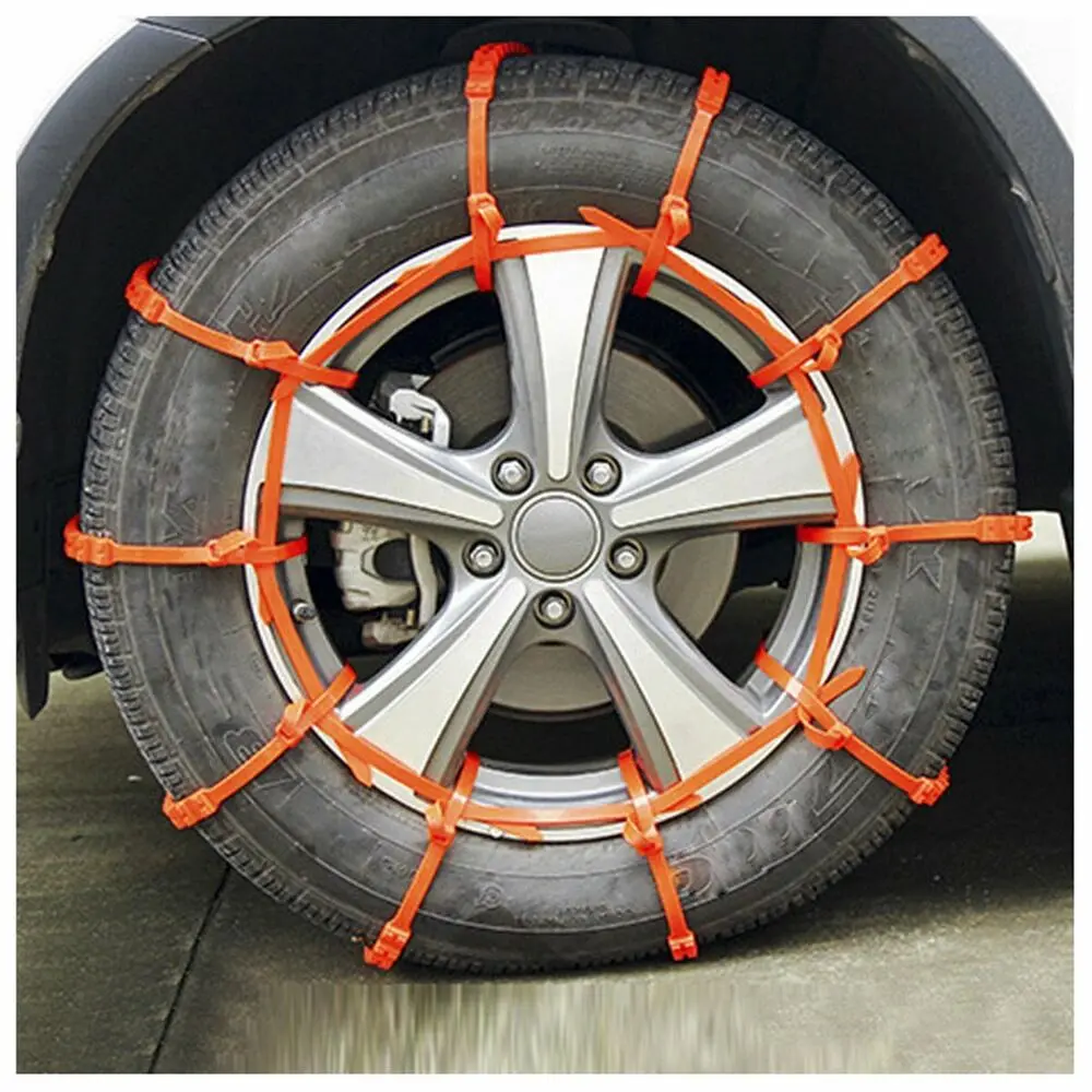 PA Snow Chains For 175-295mm Car Winter Tire Wheels Snow Tire Anti-skid Chains Wheel Tyre Cable Belt Winter Outdoor Chain