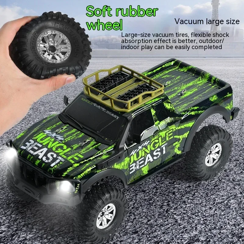 Полноразмерный полноразмерный полноприводный четырехколесный внедорожник с дистанционным управлением в масштабе 1:10, Электрический конкурентоспособный внедорожник для скалолазания, игрушечный внедорожник
