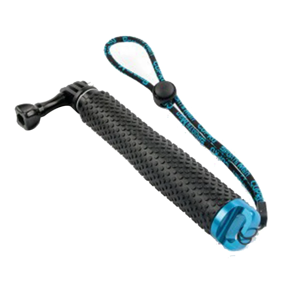 Bastone Per Selfie Sportivo Subacqueo Portatile Impermeabile Da 48Cm Estensibile Per Go Pro Hero 9 8 7 6 5 4 3 Azione Osmo, Nero + Blu