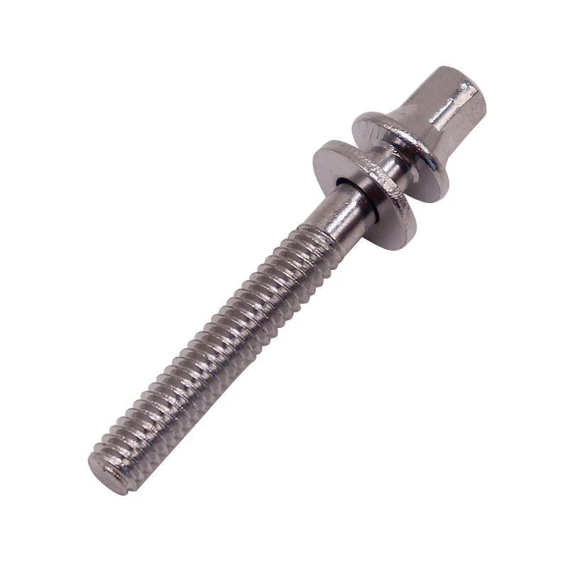 M6 common use standard outer square head bolts drum bolts silver drum screws 40mm 45mm 50mm 55mm length 6 pieces 1 lot Drum Screws