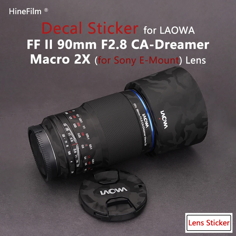 

LAOWA FFⅡ 90mm F2.8 Macro 2X Lens Decal Skins Wrap Film FF II 90 F2.8 CA-Dreamer Macro 2X Lens Protector Anti-scratch Cover