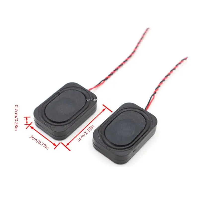 노트북 상자 Dropship에 대 한 6Pcs 2030 8Ω 2W 8ohms 2watts 20x30mm 7mm 두께 확성기
