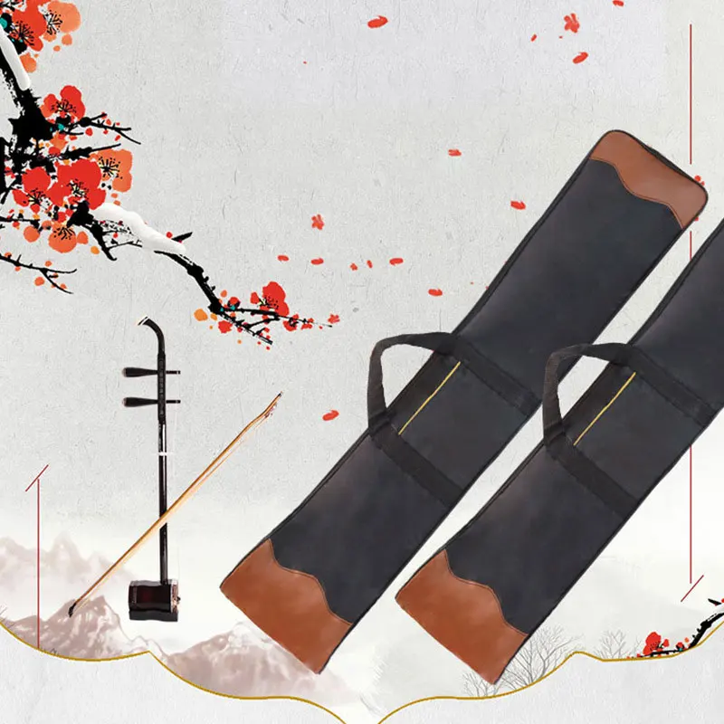 Chinesische ethnische Bogens chnur Instrument Erhu Tasche gepolstert Oxford Stoff Erhu Trage tasche Handtasche tragbaren Rucksack Jing Erhu/Ping Erhu – Detail 10