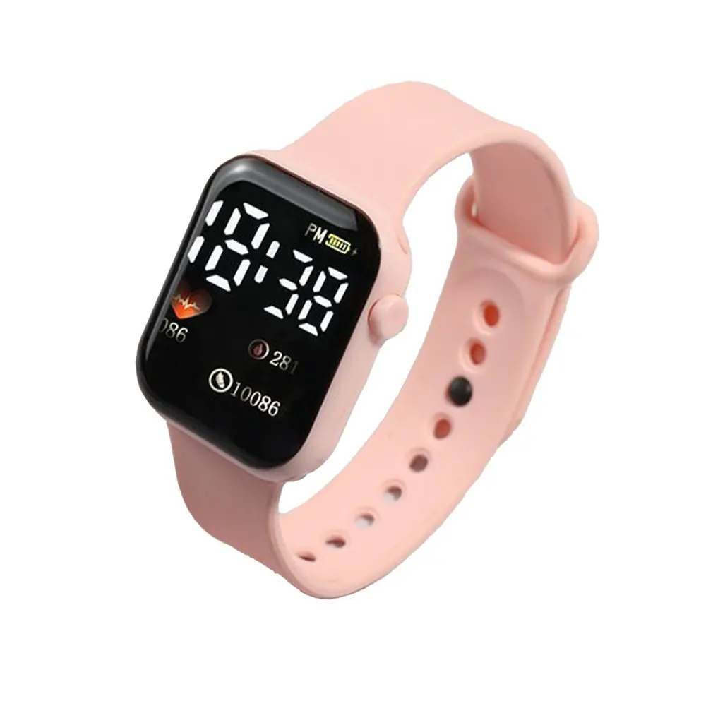 Love Watch Led Electronic Fashion Simple Square Touch Nuoto Impermeabile Orologio Da Polso Per Bambini Chiama Smart Watch Per Bambini