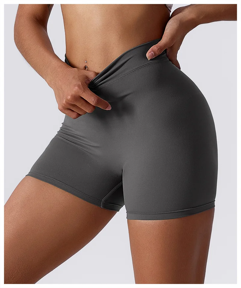 Shorts Women Sports Shorts Yoga Pants High Waist Fitness Tight Shorts Quick Drying Cycling Running Workout Gym Shorts