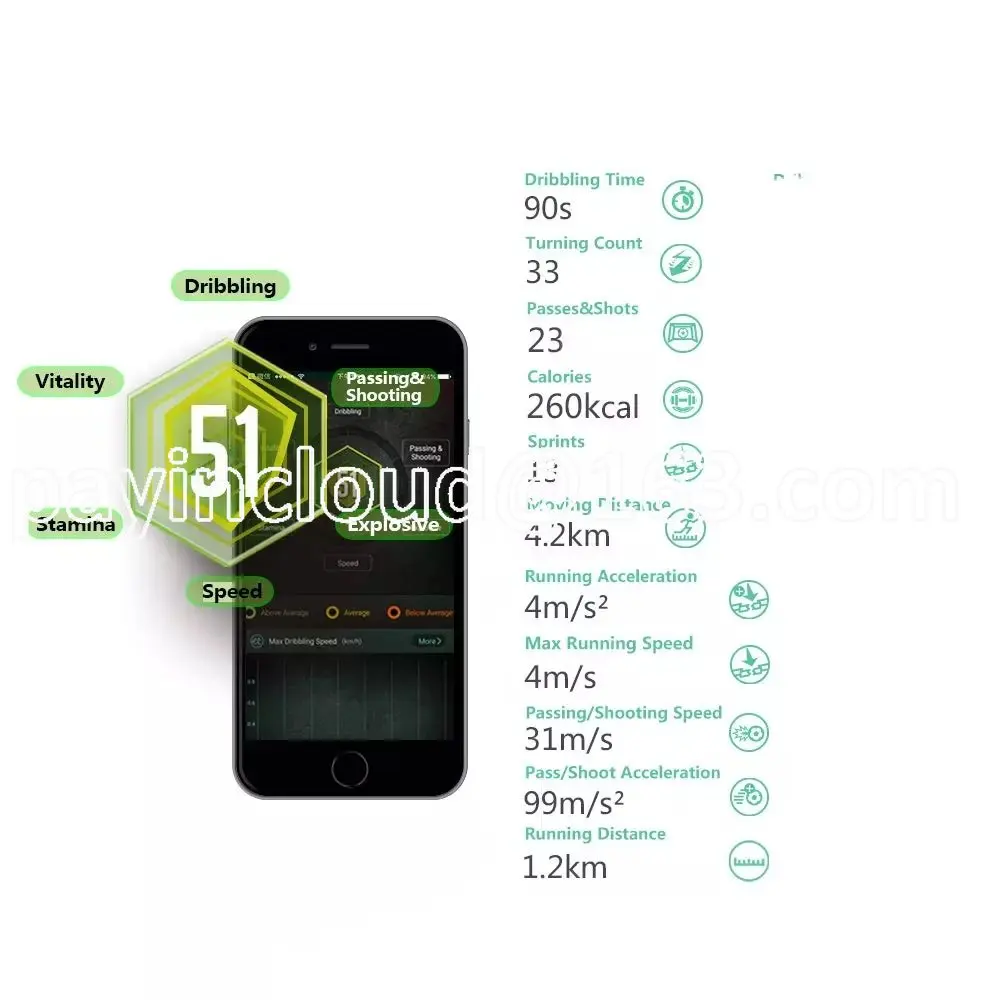 Smart Football Tracker,Football Activity Tracker Soccer Training