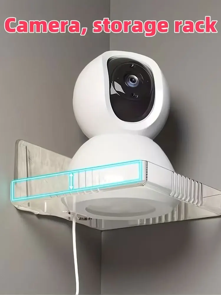 자가 접착식 감시 카메라 브래킷?초강력 벽걸이형 베이스, 설치가 용이함, 복잡한 배선이 필요하지 않음, 심플한 디자인, 가정 및 사무실의 모니터링 요구에 적합함