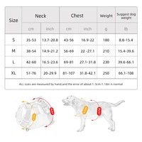 No Pull Dog Harness Pet Reflective Nylon Adjustable Medium Large Naughty Dog Vest Safety Vehicular Lead Walking Running 2