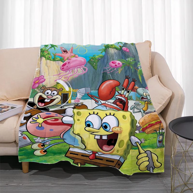 Spongebob Squarepants Blanket Spongebob Fleece Blanket Spongebob