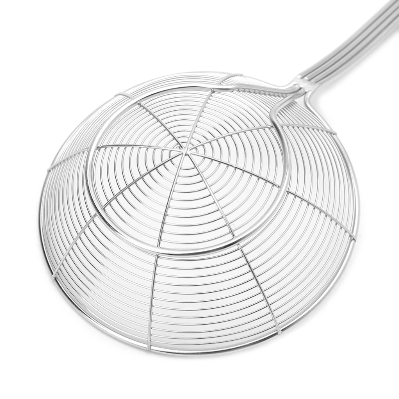 

Solid Strainer Skimmer Ladle Stainless Steel Kitchen Utensil Tool Dropship