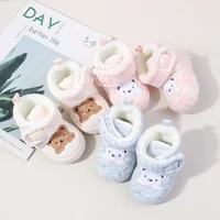 Winter Toddler Shoes for Baby Boys And Girls First Walking Soft Sole Indoor Outdoor 0-18M High Quality Comfortable Newborn Shoes