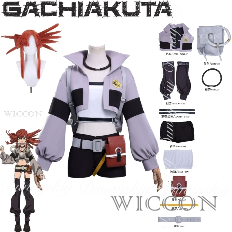 GACHIAKUTA Anime Ludo Enji Zanka Riyu Cosplay Four Characters Combat ...