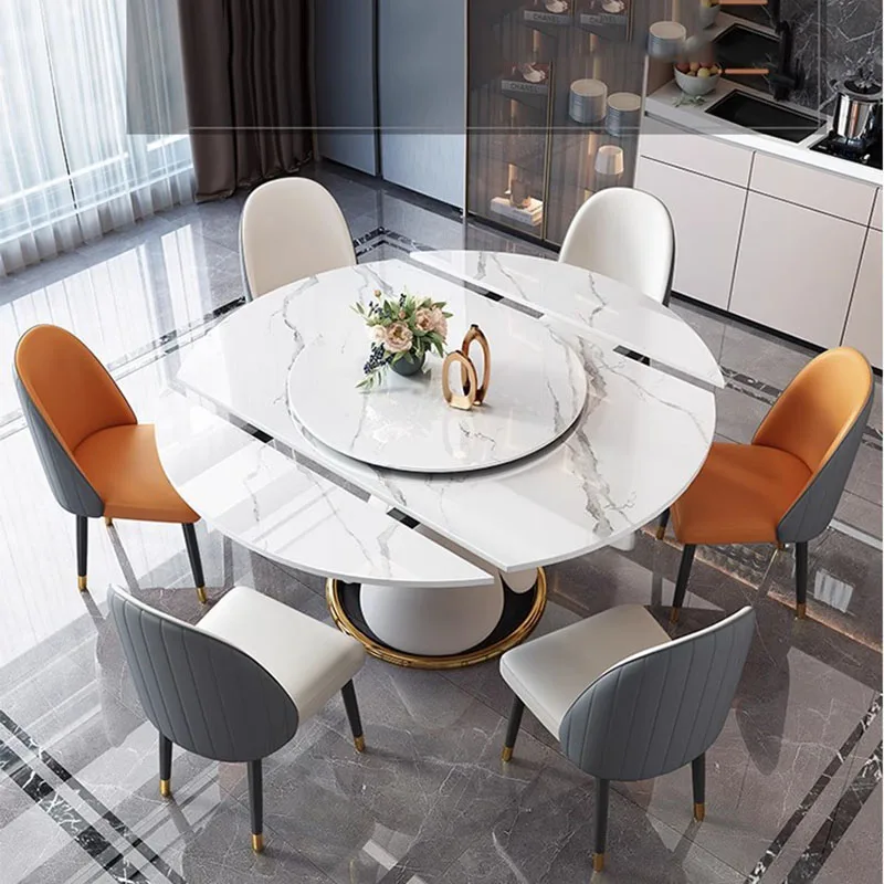 

Patio Rustic Dinning Room Set Hotel Kicten MobileRound Expandable Dinning Room Set Center Mesa De Centro Luxury Furniture HDH